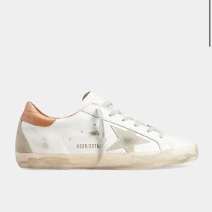 Golden Goose Superstar Sneakers - White & Brown